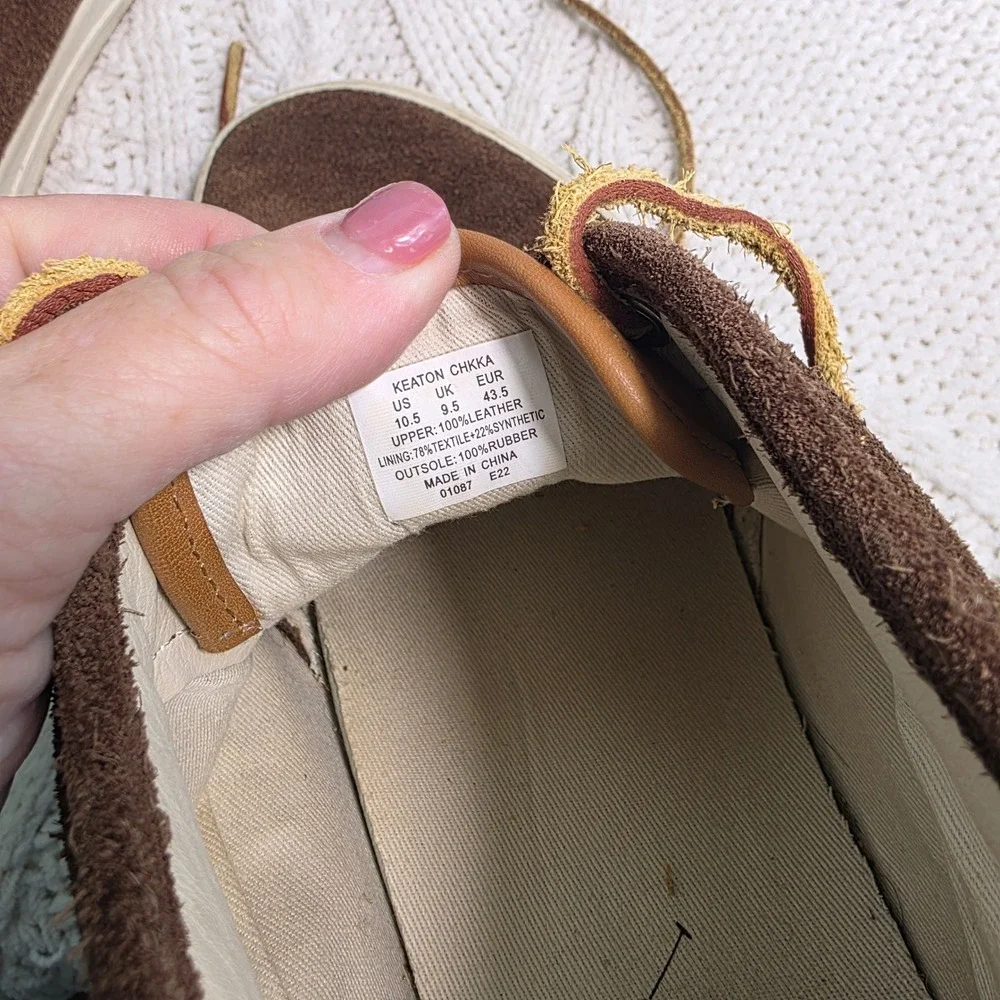 Polo Ralph Lauren Keaton Chukka Brown Suede Boots‎ Mens 10.5 Casual Sneaker